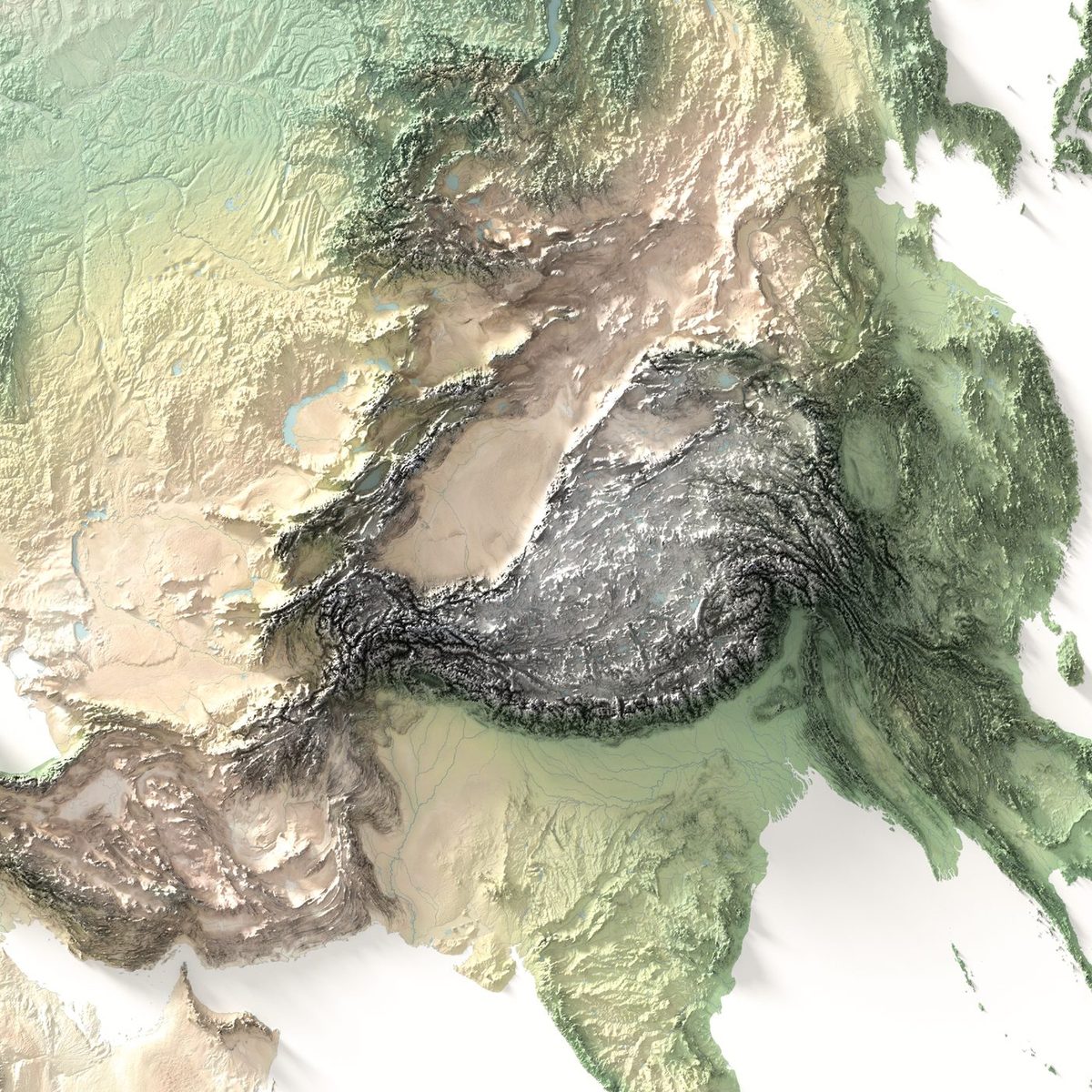 The World in AuthaGraph, detail 1
