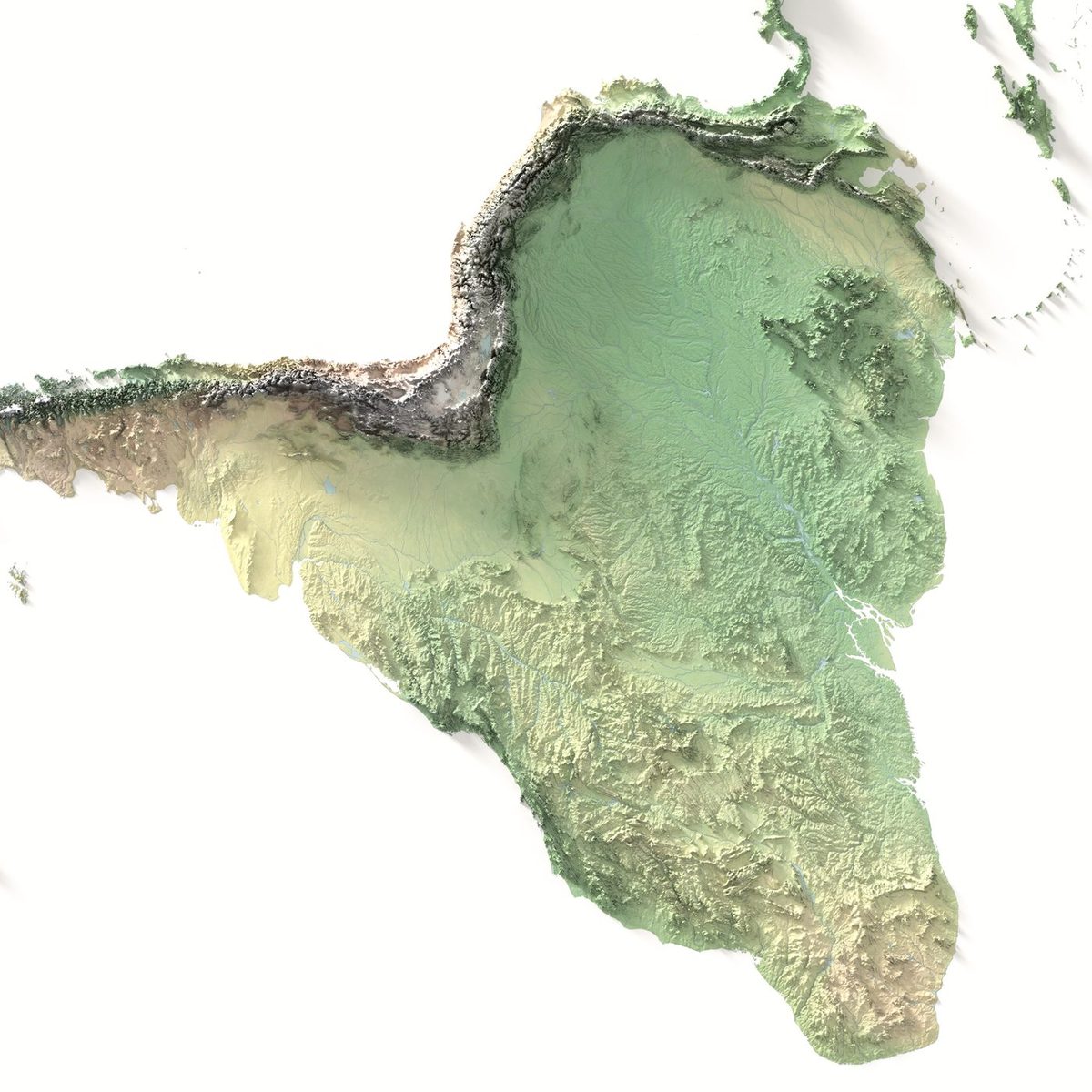The World in AuthaGraph, detail 2