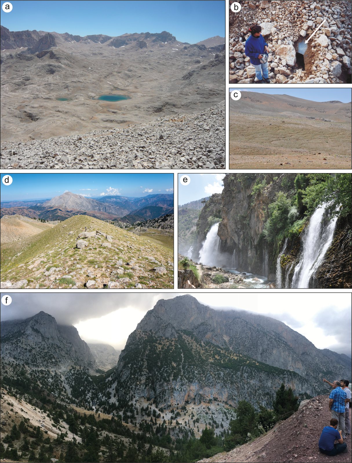 Field photos, eastern Aladağlar