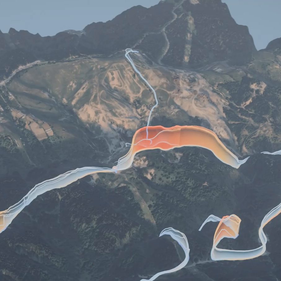 A Ride in 3D, Animated